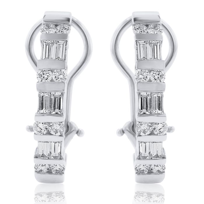 round-baguette-diamond-white-gold-hoops