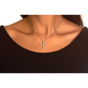 bezel-set-diamond-cross-pendant-white-gold