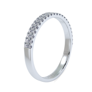 Double Row Diamond Wedding Band (0.55 ctw)