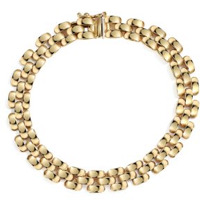 Mini Link Bracelet in 14K Yellow Gold (7mm)