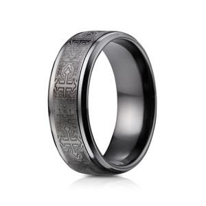 black-titanium-men's-cross-wedding-band