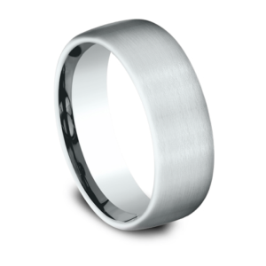 Men's Comfort-Fit Satin Finished Wedding Band in Platinum (7.5mm)