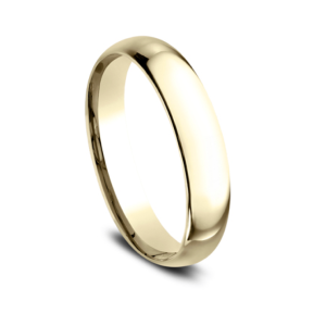 Classic Comfort-Fit Wedding Band in Yellow Gold (4mm)