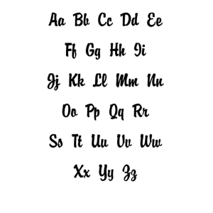 Script Nameplate Necklace in 14k Rose Gold 