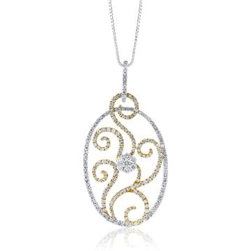 diamond-two-tone-gold-necklace