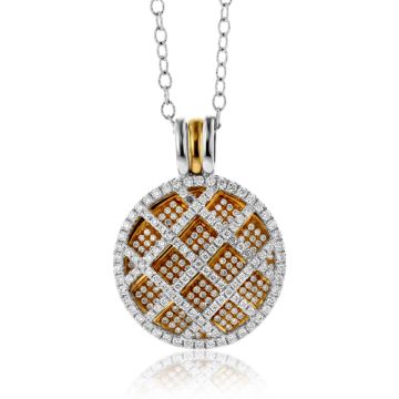 diamond-two-tone-gold-circle-necklace