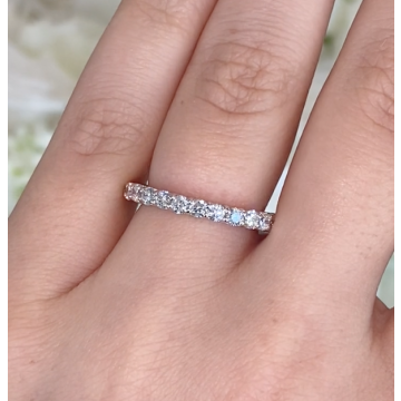 Classic Petite Diamond Eternity Ring in 18K White Gold (1.71ct) 