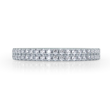 Double Row Diamond Wedding Band (0.55 ctw)