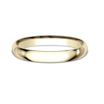 Classic Comfort-Fit Wedding Band in 14k Yellow Gold (2.5mm)