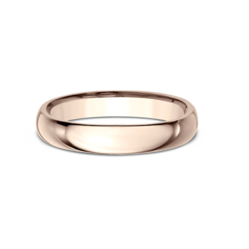 Classic Comfort-Fit Wedding Band in 14k Rose Gold (3mm)