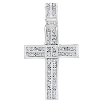 men's-channel-set-diamond-cross-pendant-white-gold