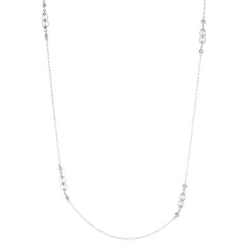 Textured Diamond by the Yard in 14K White Gold (0.60ct)