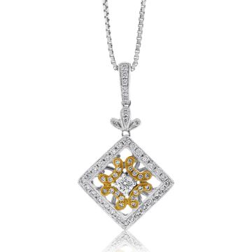 two-tone-gold-diamond-flower-necklace