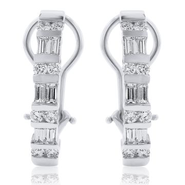 round-baguette-diamond-white-gold-hoops