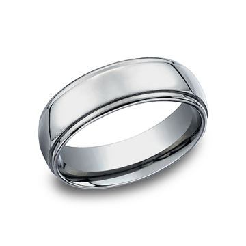 titanium-men's-wedding-band-polished-center
