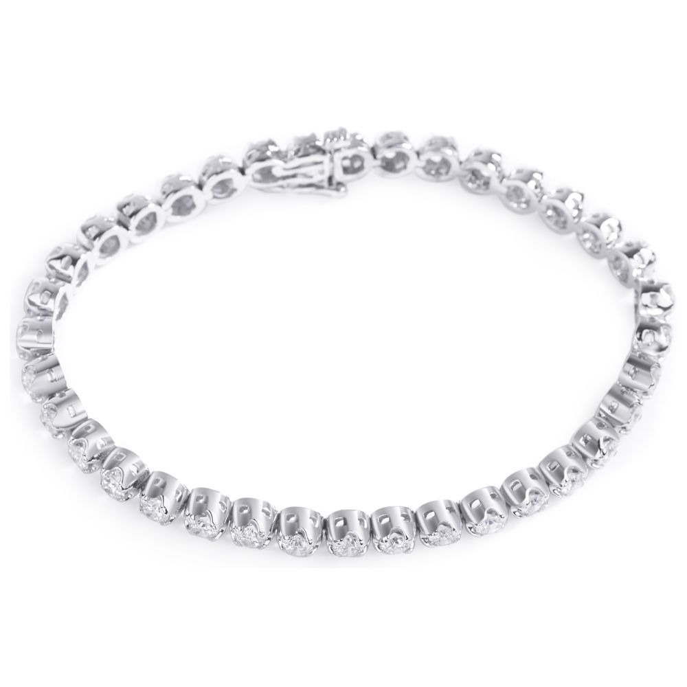 Diamond Tennis Bracelet in 14k White Gold (5.50ct)