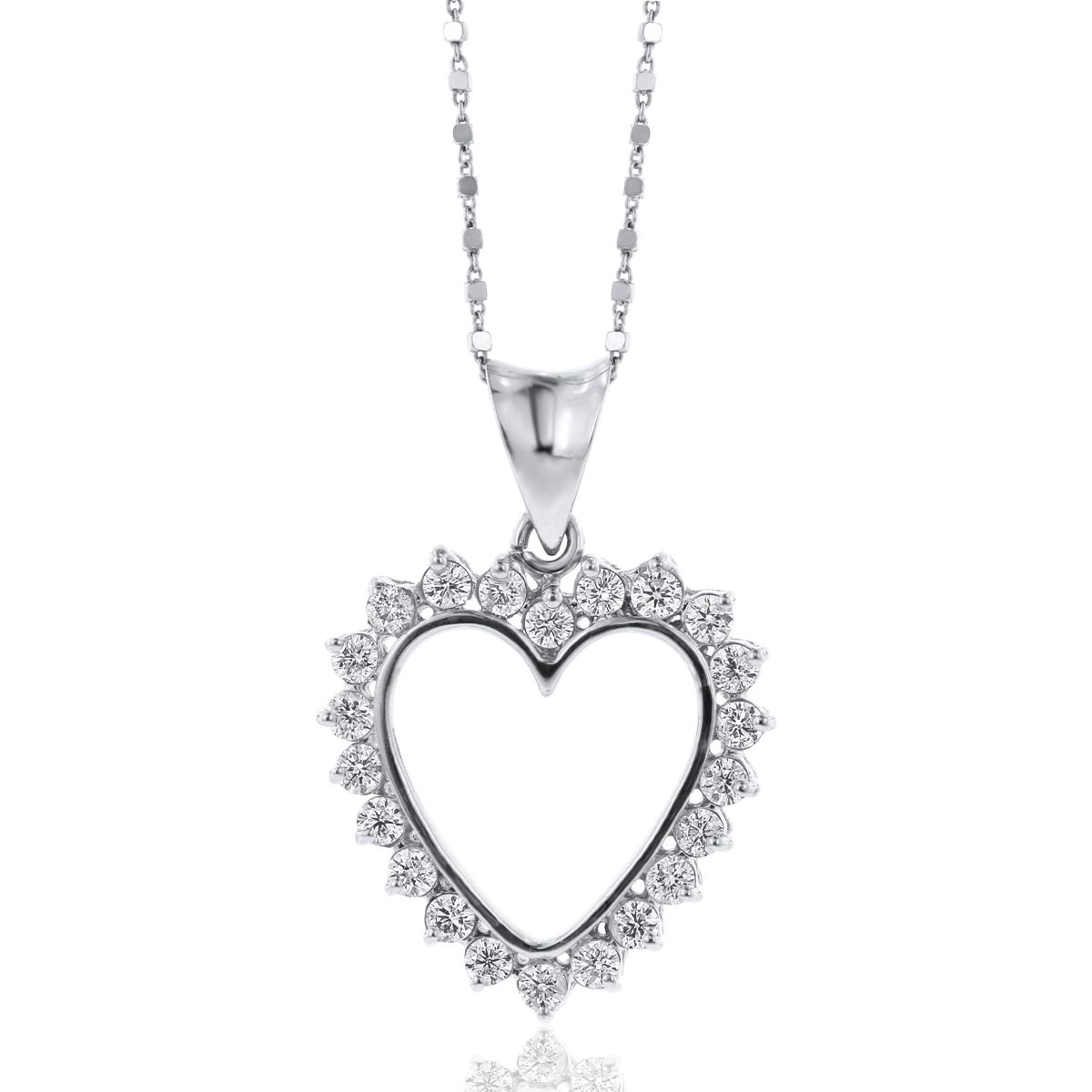 diamond-white-gold-heart-necklace