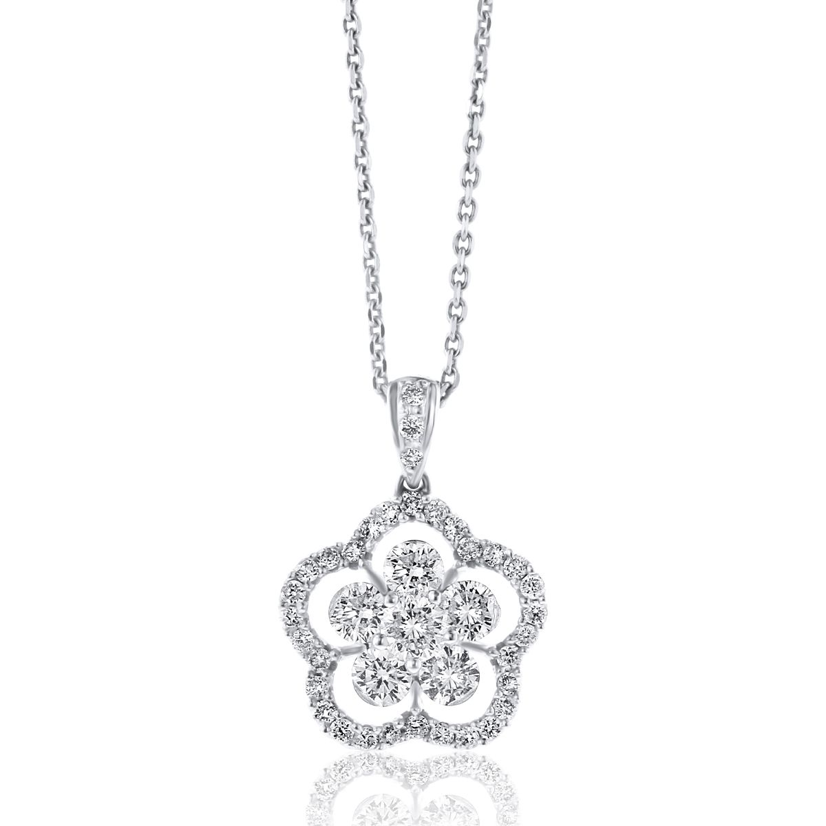 diamond-cluster-flower-white-gold-necklace
