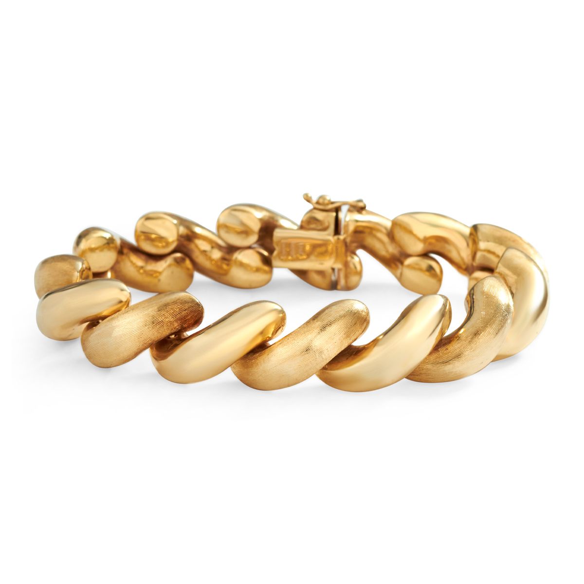 Bold San Marco Bracelet in 14K Yellow Gold