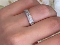 Eternity Micropavé Diamond Wedding Band in 14K White Gold (2.00ct)