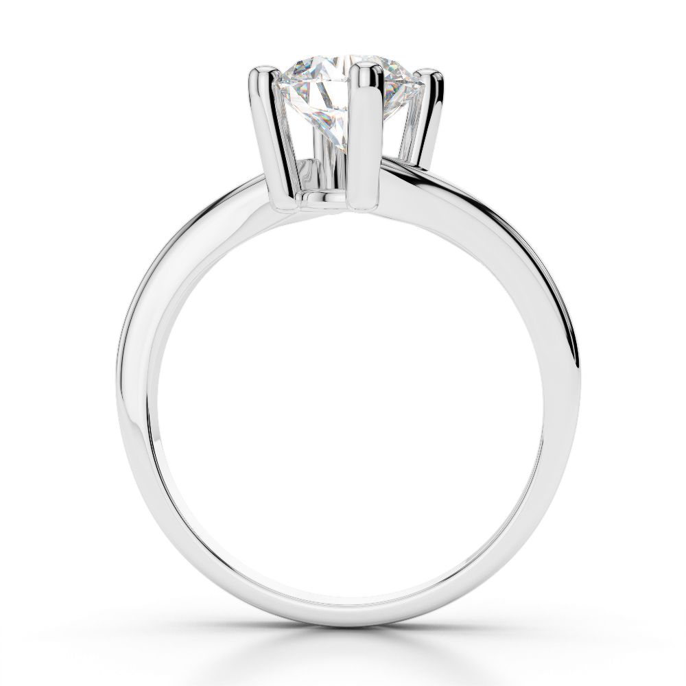 Four Prong Solitaire Engagement Ring