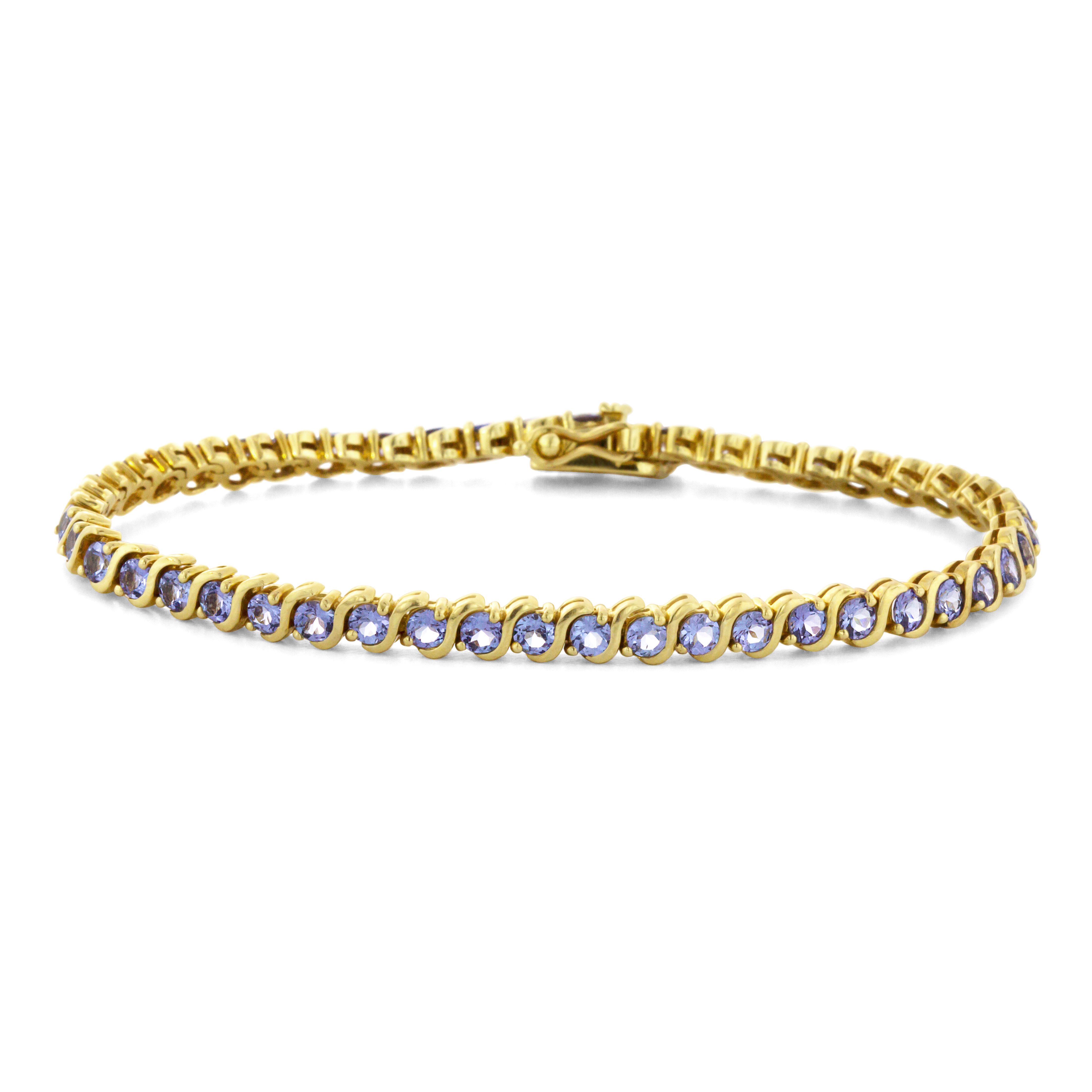 tanzanite-yellow-gold-bracelet